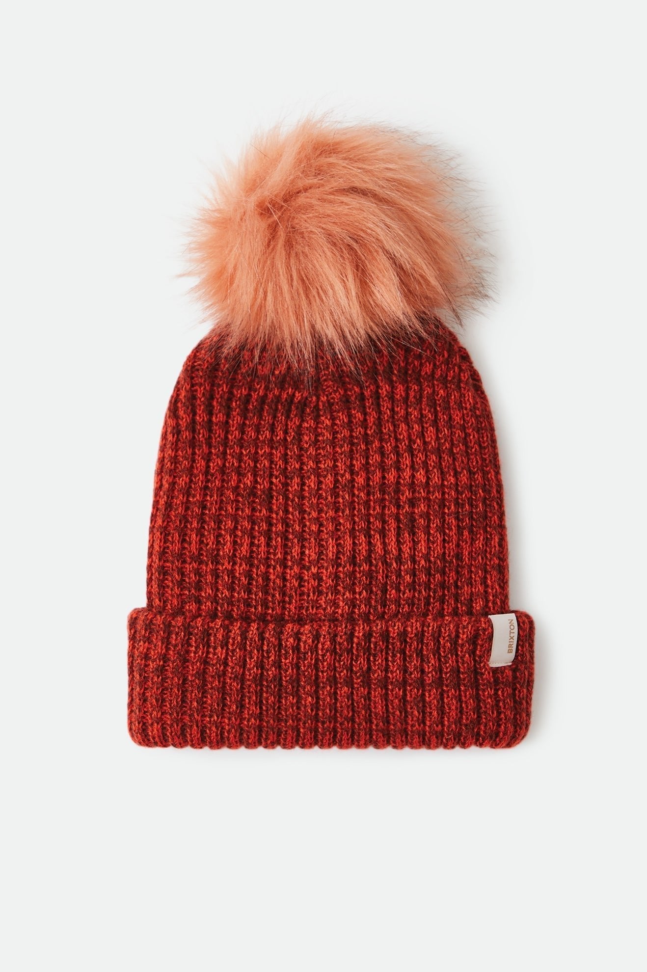 ALISON BEANIE -Brixton10807-DARK BRICK/PHOENIX ORANGE-O/S