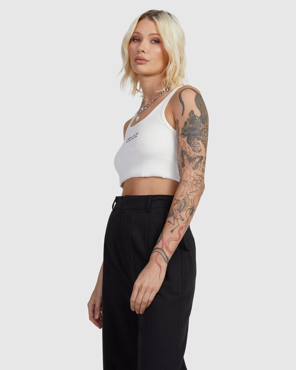 CIRCA CROPPED TANK -RVCAUVJKT00162-Salt-S/8