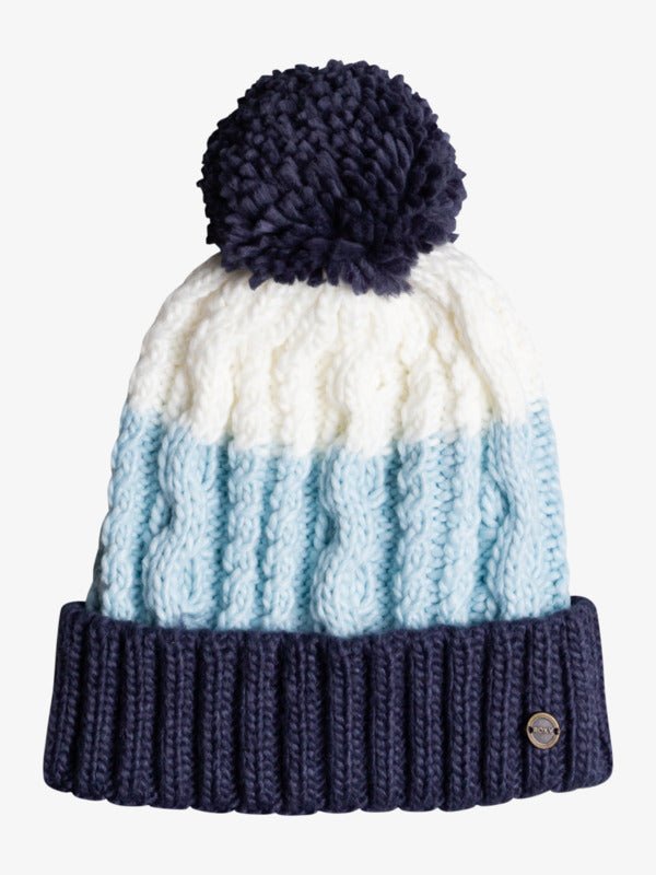 DOUX VELVET BEANIE -RoxyERJHA03999-MOOD INDIGO-1SZ
