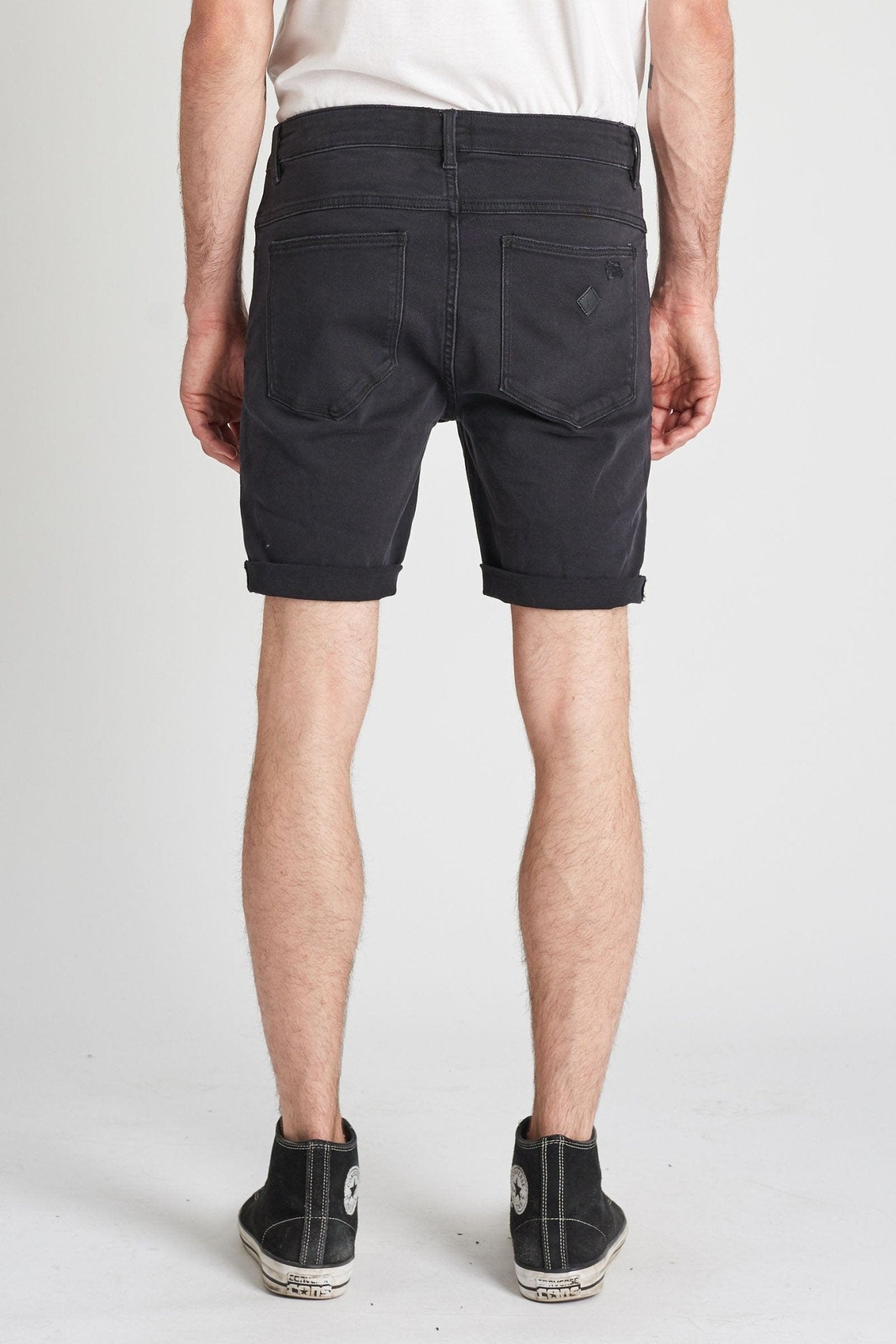 DROP SKINNY SHORT -Abrand80855-059-BLACKOUT-36