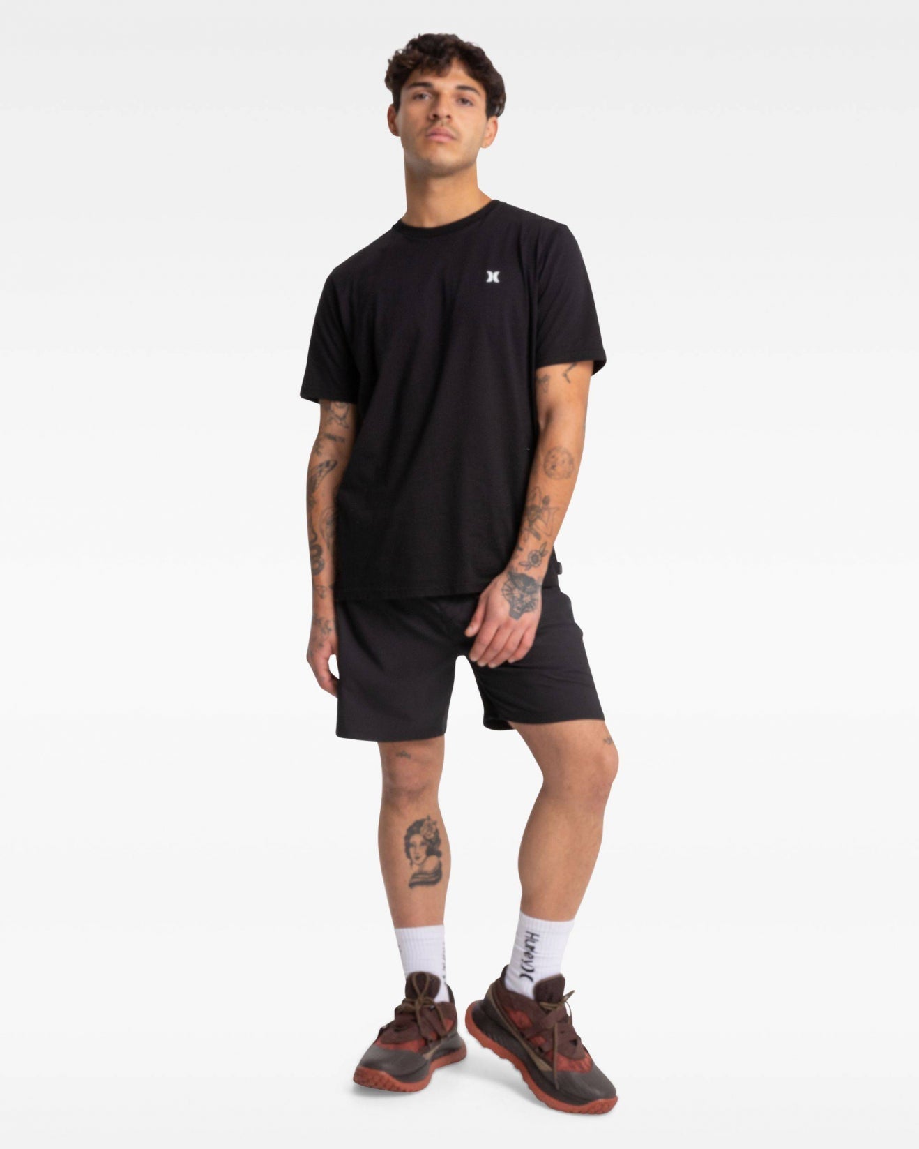 Explore Icon Tee -HurleyMTSSP23EIC-Baked Clay-S
