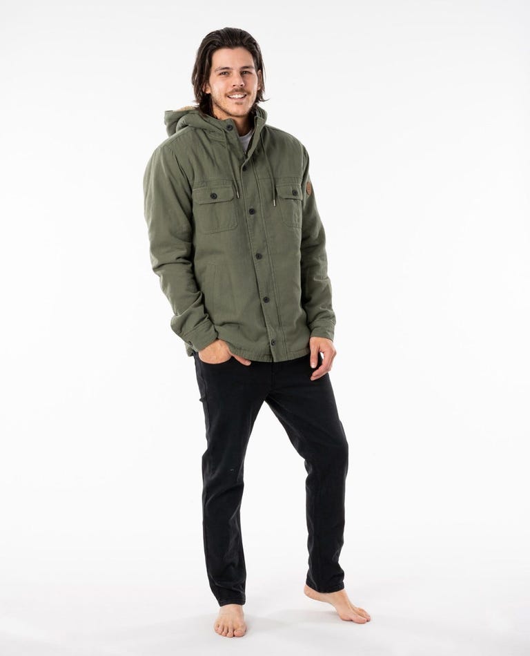 GIBBOS JACKET -Rip CurlCJKBB9-DARK OLIVE-L