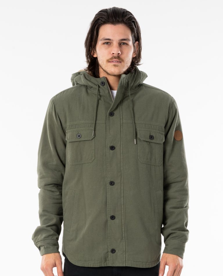 GIBBOS JACKET -Rip CurlCJKBB9-DARK OLIVE-L