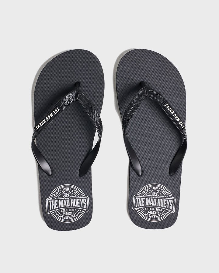HUEYS LIFE | THONGS -Mad HueysH423M07022-BLACK-8