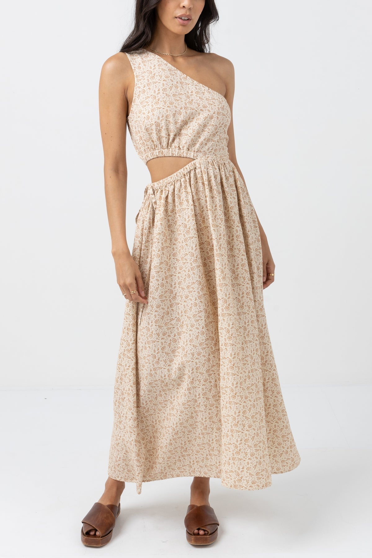 JULIETTE ONE SHOULDER MAXI DRESS -Rhythm0723W-DR08-CLAY-14