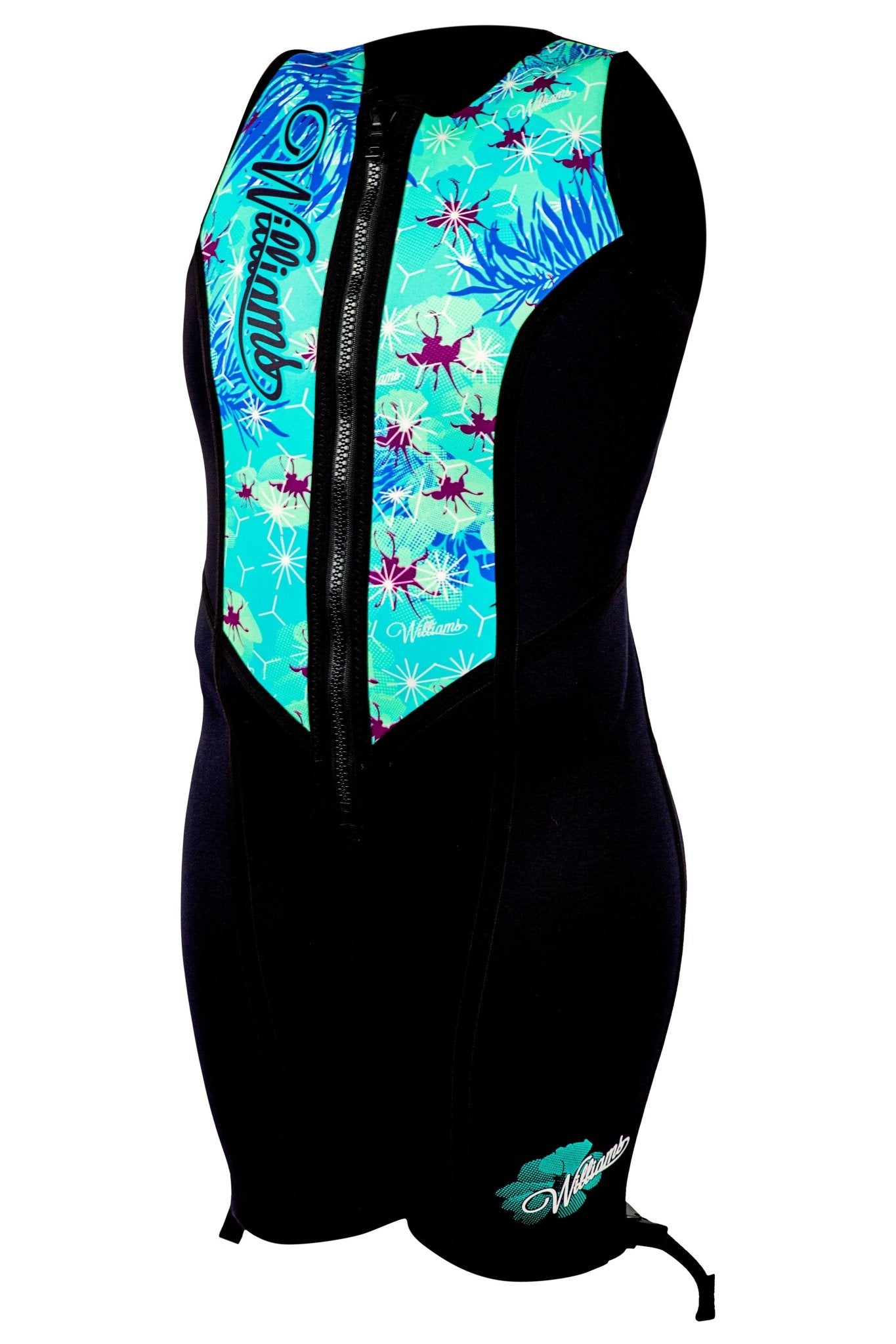 Ladies Sports Wetsuit -Williams208242-8-Black/Teal