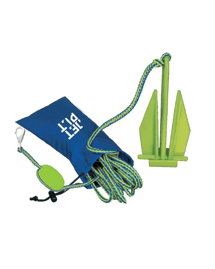 LIGHTWEIGHT FLUKE ANCHOR -Jet PilotJA7002-Blue/Lime-