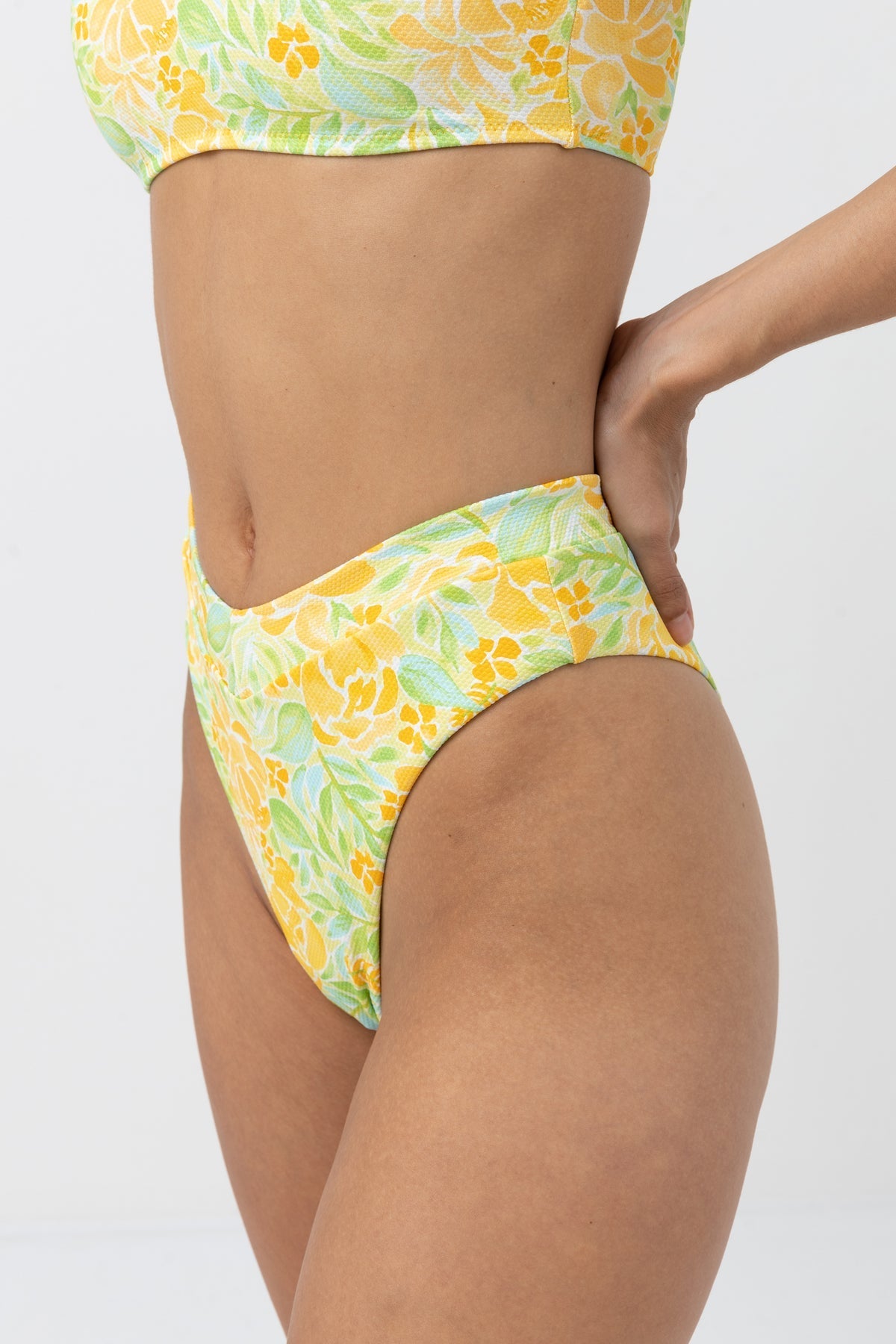 MAGNOLIA FLORAL DEEP V HI WAIST PANT -Rhythm0723SW-BB38-FERN-6