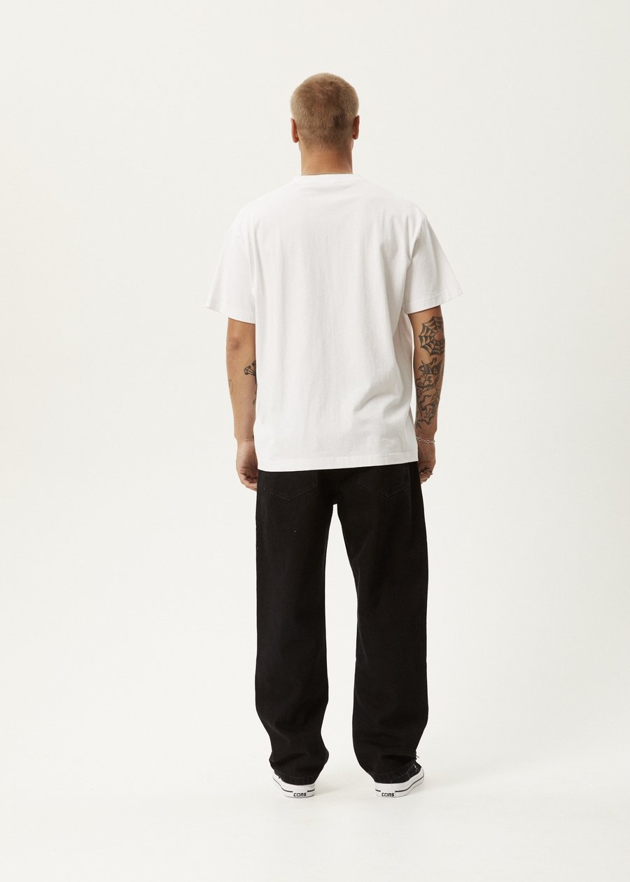 Ninety Two's - Organic Denim Relaxed Jeans -AfendsM230452-Washed Black-28