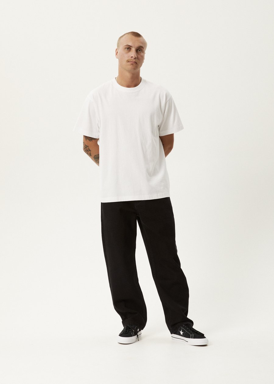 Ninety Two's - Organic Denim Relaxed Jeans -AfendsM230452-Washed Black-28