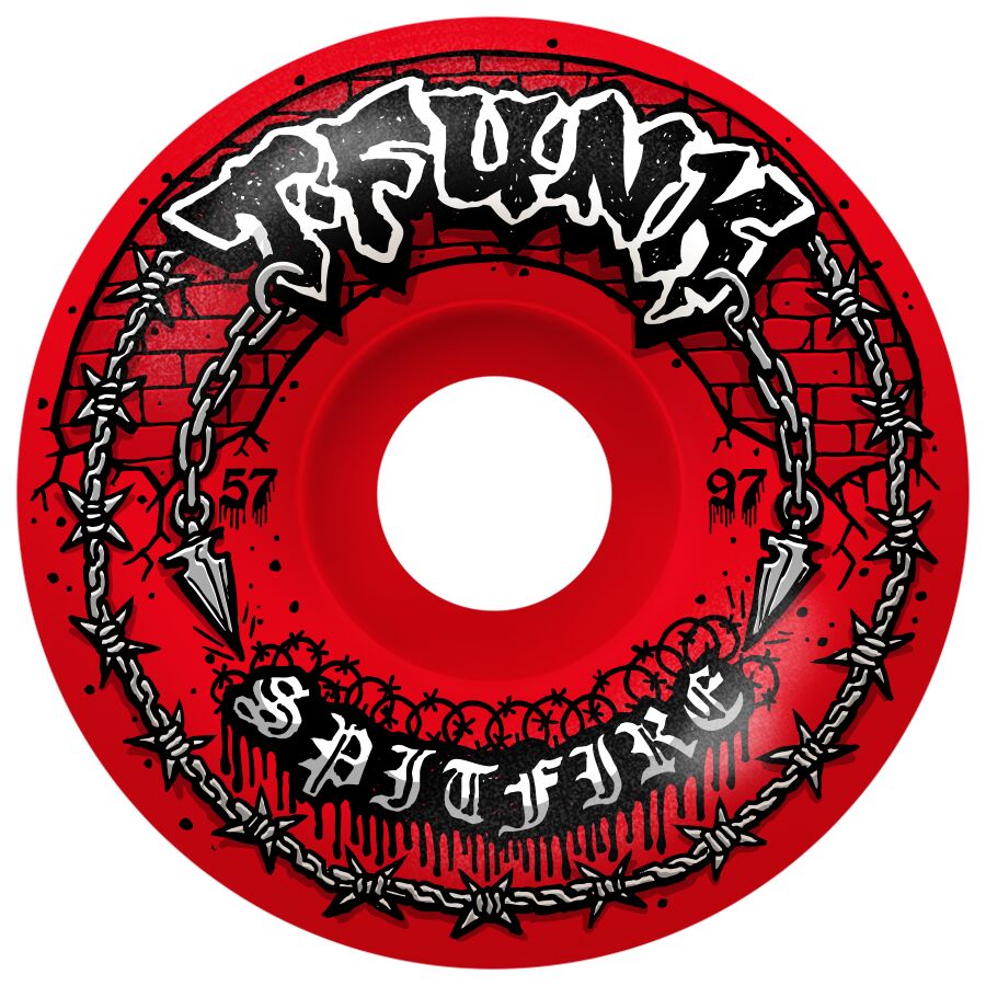 SF Formula Four Radial Full Raw Red 57