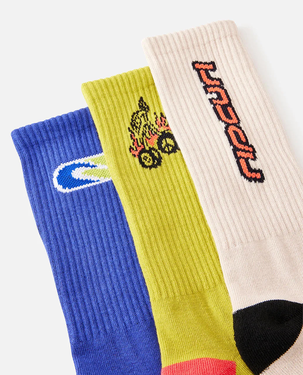 Retro Crew Sock 3PK