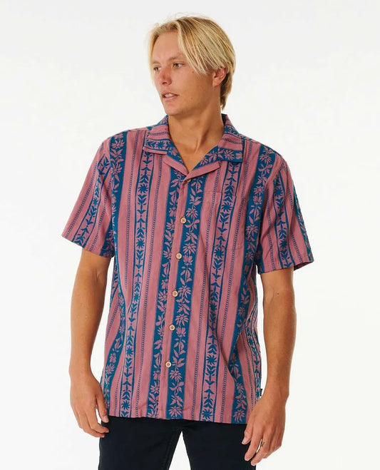 Topanga Vert Stripe S/S Shirt