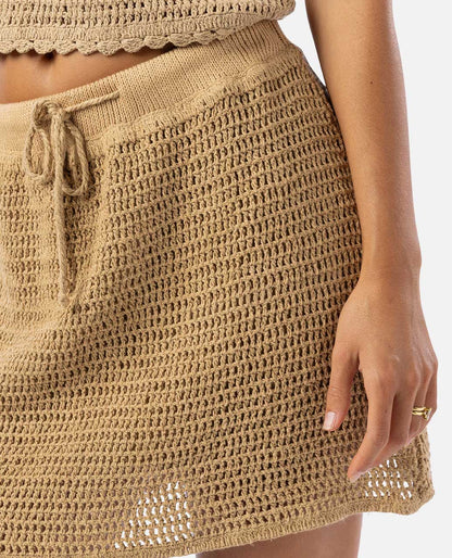 Soliel Crotchet Mini Skirt