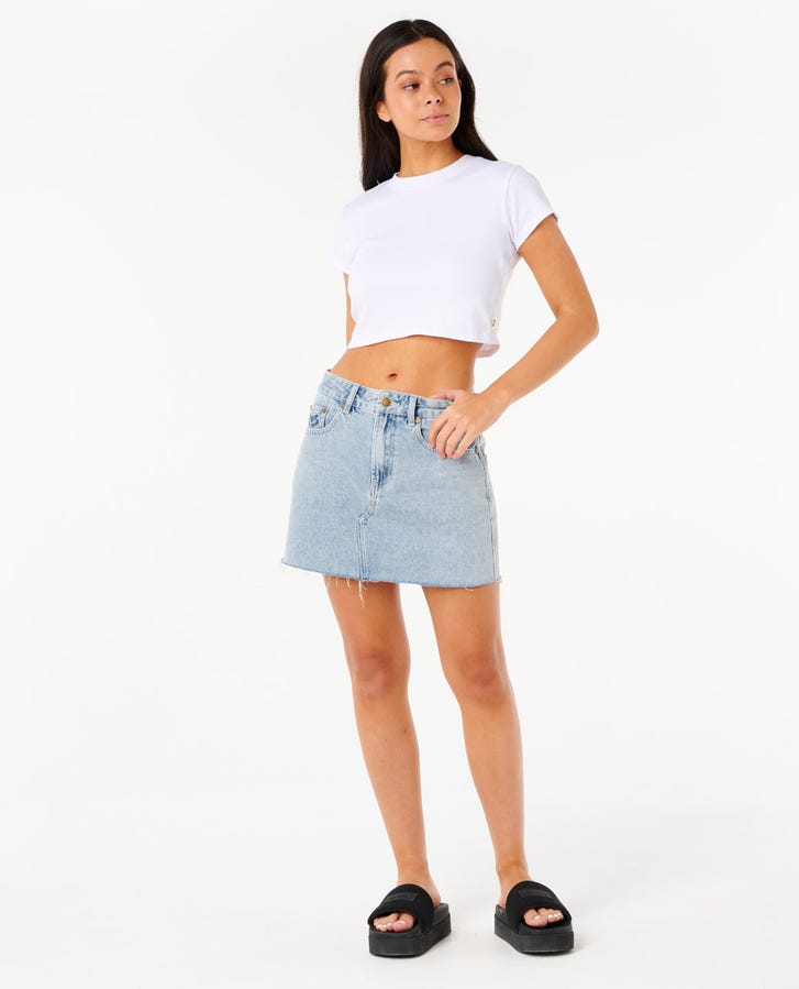 TABBY DENIM MINI SKIRT