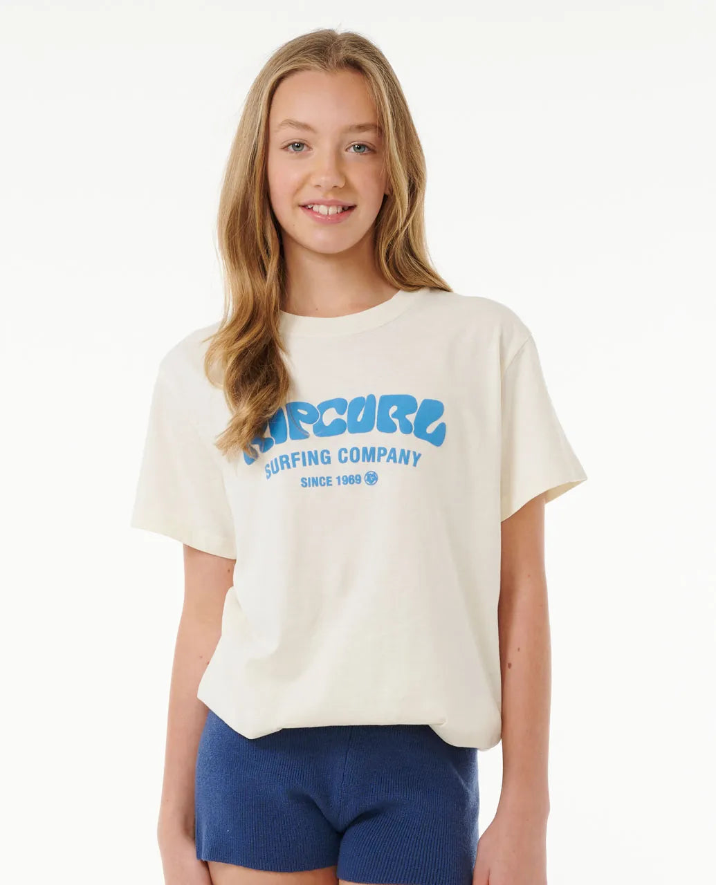 Surf Puff Relaxed Tee- Girl