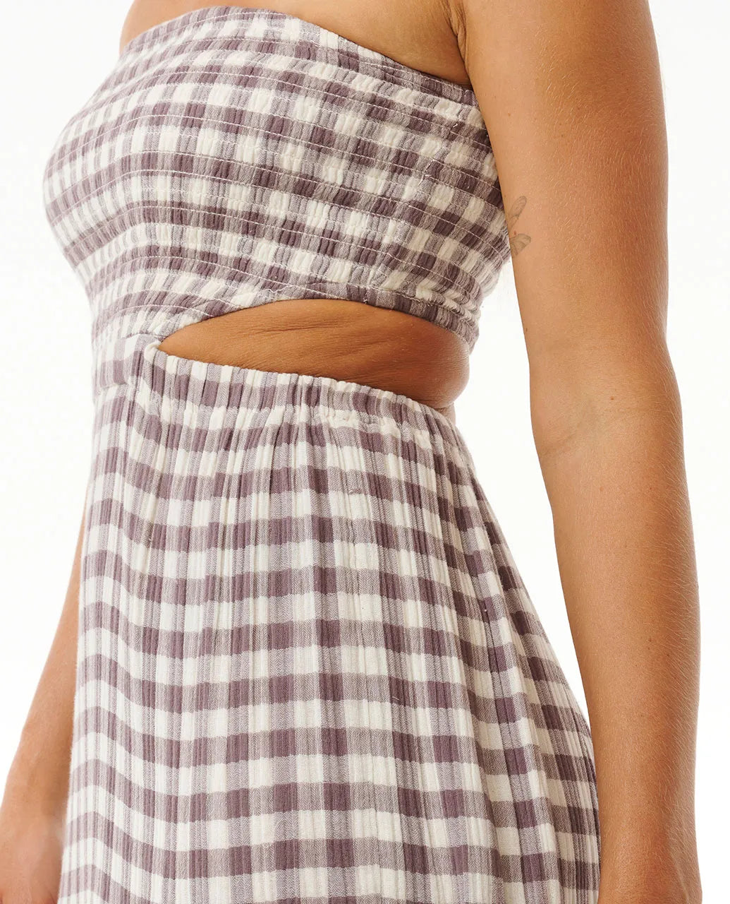 Premium Surf Check Maxi Dress