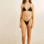 LILY RIB CONTRAST SLIDE TRI TOP