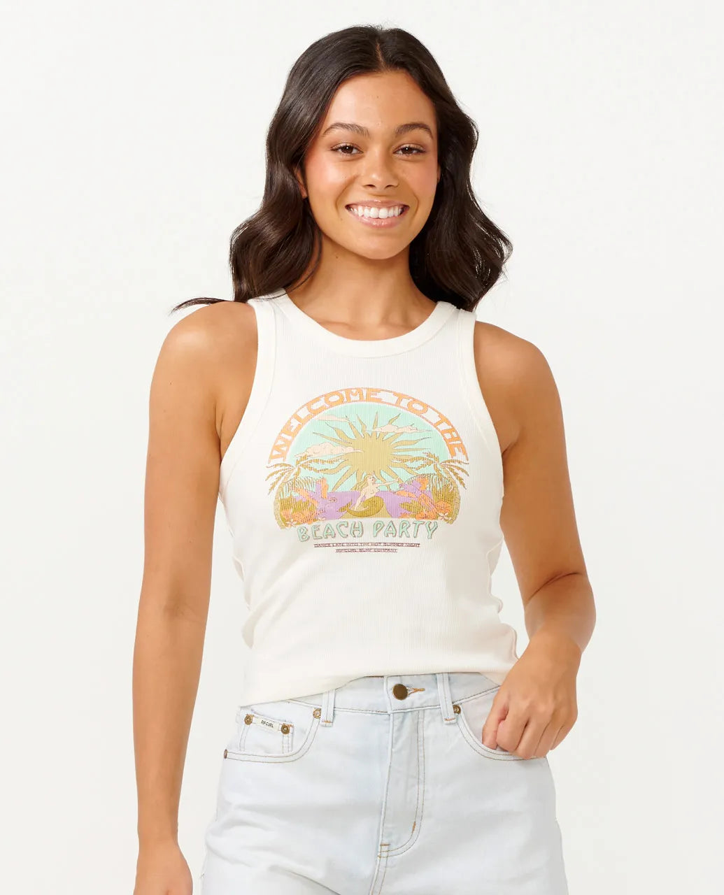 Tropicana Ribbed Tank