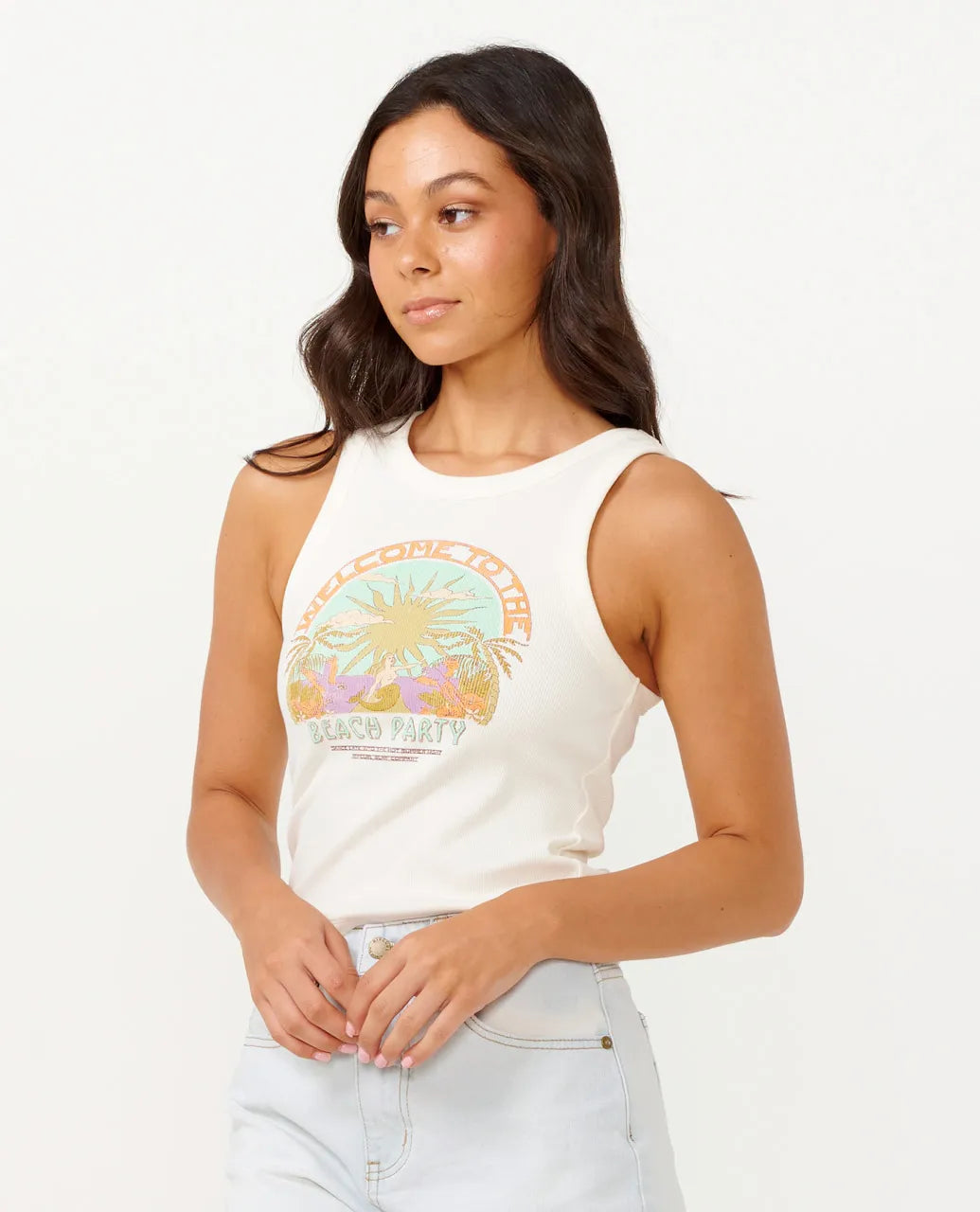 Tropicana Ribbed Tank