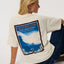 SUNSET BEACH RAGLAN BOXY TEE
