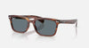 STRIPED HAVANA W/ BLUE