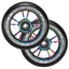 100mm Wheels (Pair) Oil Slick / Black - EnvyW100OSBK2PK
