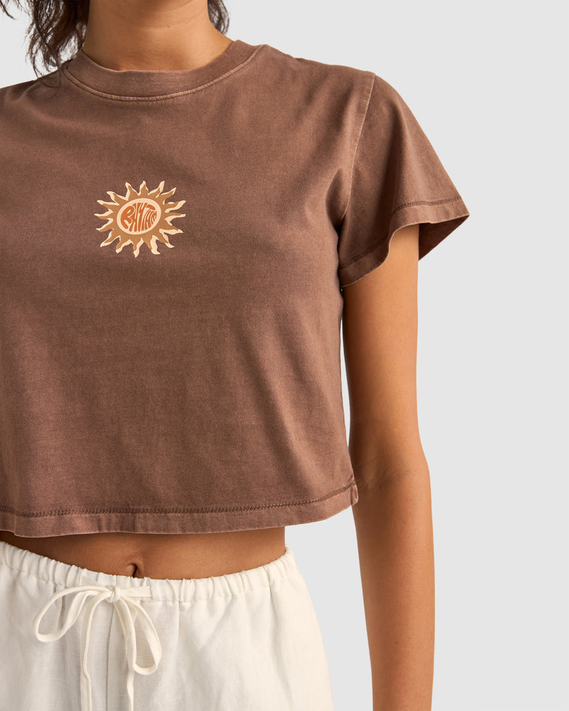 RHYTHM SUN CROP CREW TEE