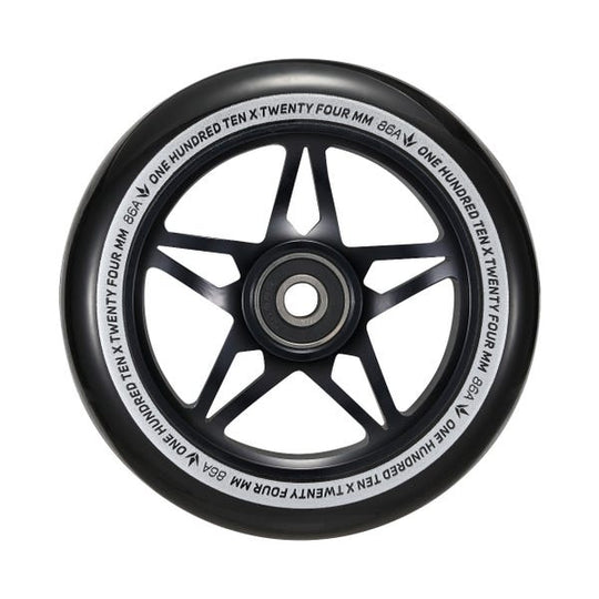 110mm S3 Wheel (Single) - Black/Black