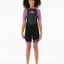 Boys Omega BZ Spring Suit Black/Purple 16