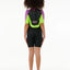 Boys Omega BZ Spring Suit Black/Purple 16