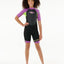 Boys Omega BZ Spring Suit Black/Purple 16