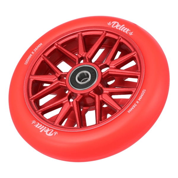 120mm Wheel Delux RD/RD - EnvyW120DXRDRD-RED/RED-120MM
