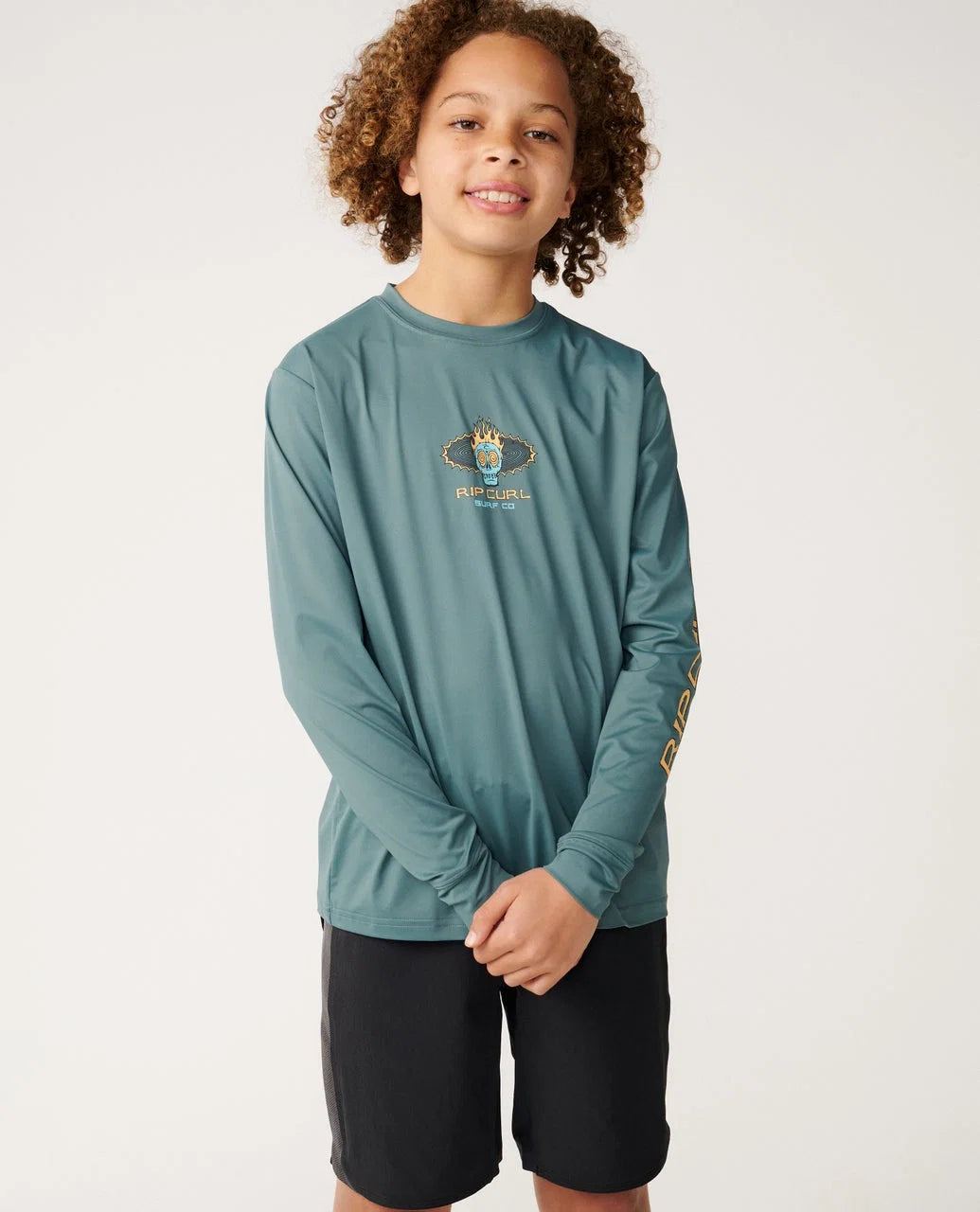 COSMIC SKULL UPF L/S-BOY