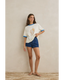 MICRO DENIM SHORT