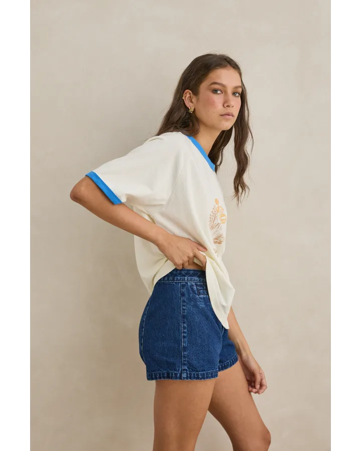 MICRO DENIM SHORT