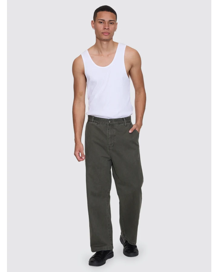 Stagger Big Slacker Cropped Pant