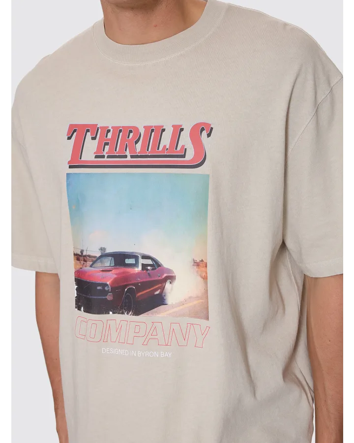 Skerrt Box Fit Oversize Cropped Tee