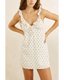 SANDY RUFFLE MINI DRESS