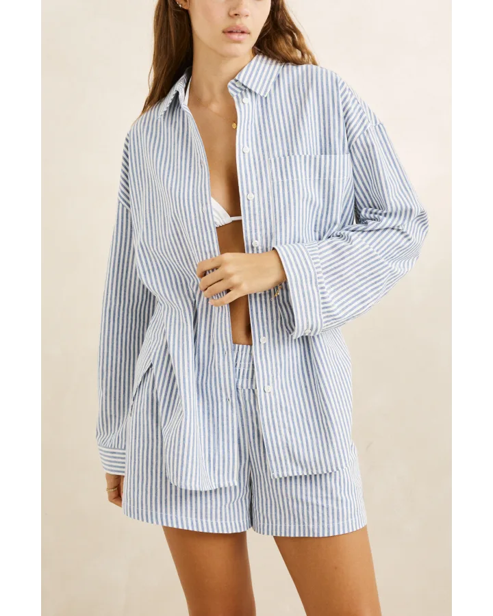 VISTA STRIPE OVERSIZED SHIRT