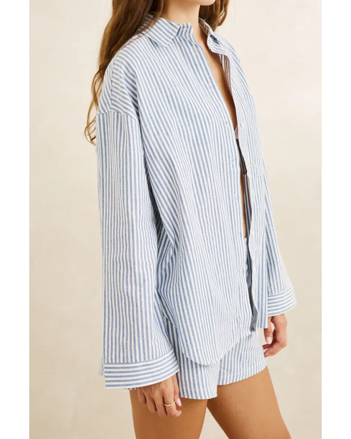 VISTA STRIPE OVERSIZED SHIRT