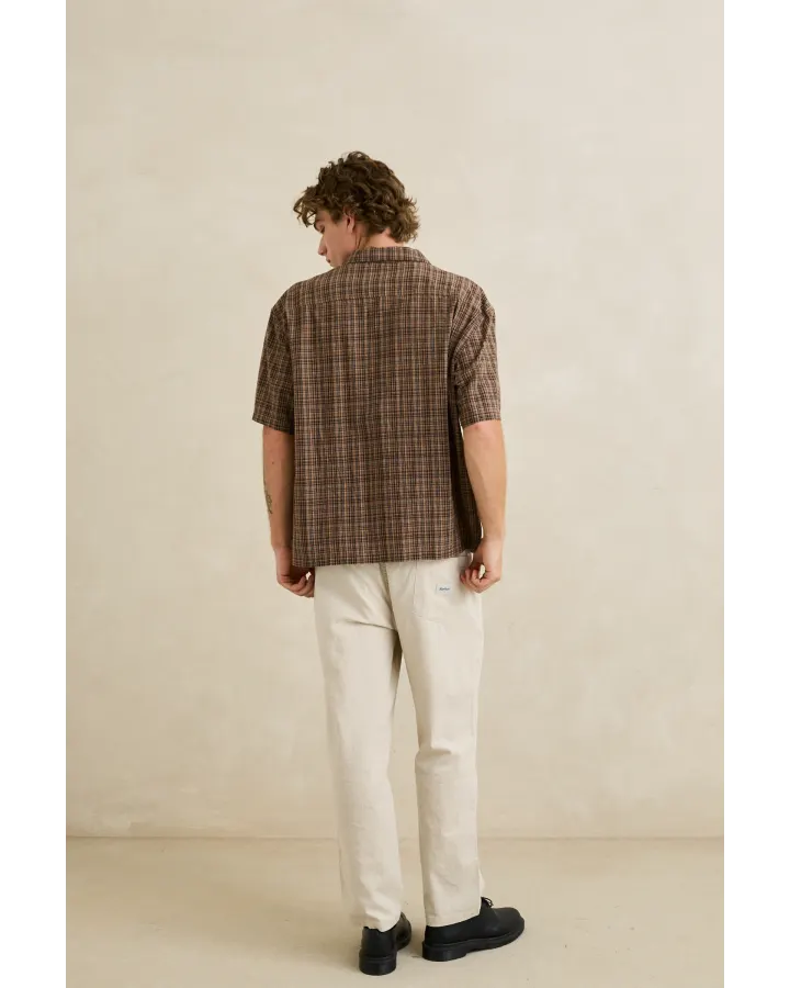 RELAXED BRADY CHECK SS SHIRT