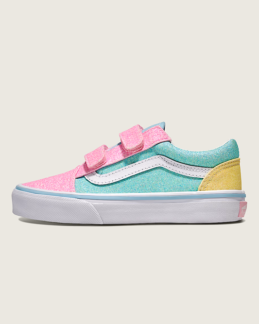 Old Skool V Pastel Glitter Kids