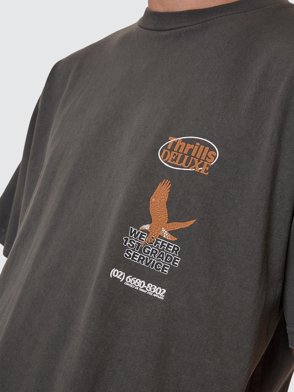 1st Grade Service Merch Fit Tee - Merch Black - ThrillsTH25-124BM-Merch Black-S