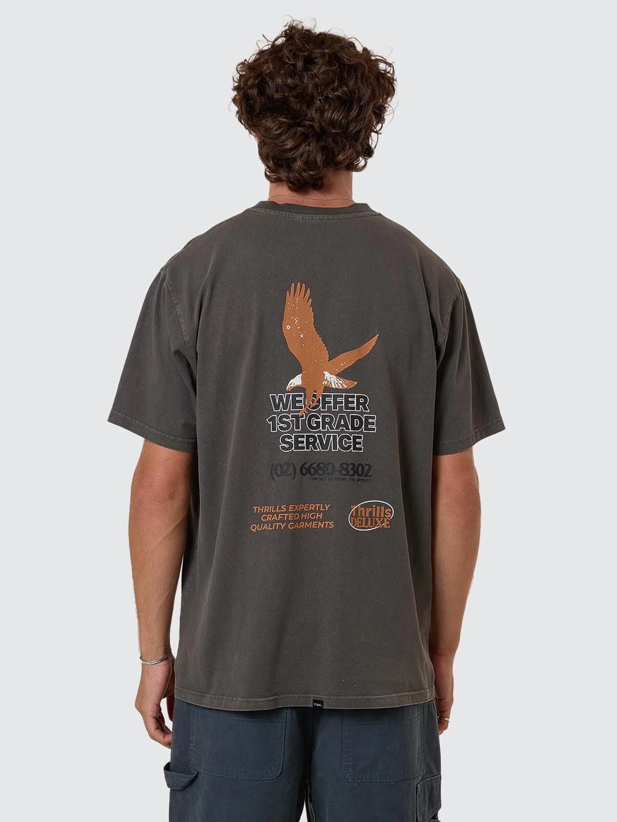 1st Grade Service Merch Fit Tee - Merch Black - ThrillsTH25-124BM-Merch Black-S