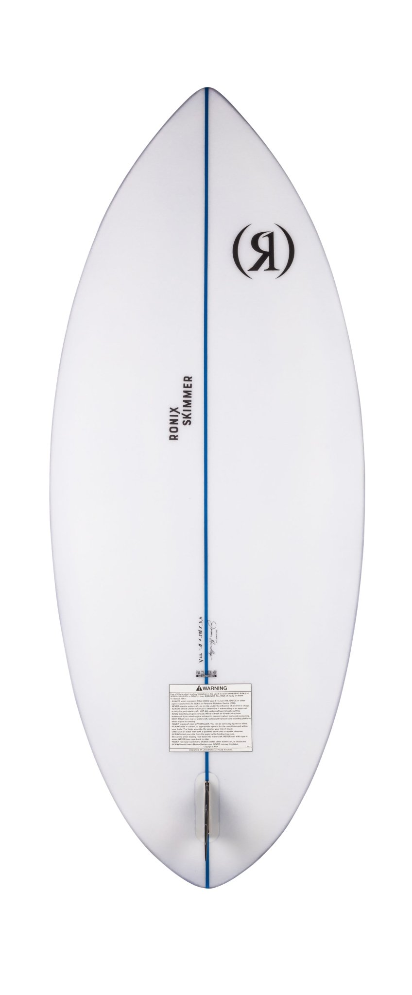 2023 Ronix Flyweight Skimmer -Ronix232330-Glacier White / Navy-4 2