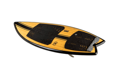 2023 Ronix Koal Classic Fish -Ronix232380-Glossy Black / Bamboo-4 6