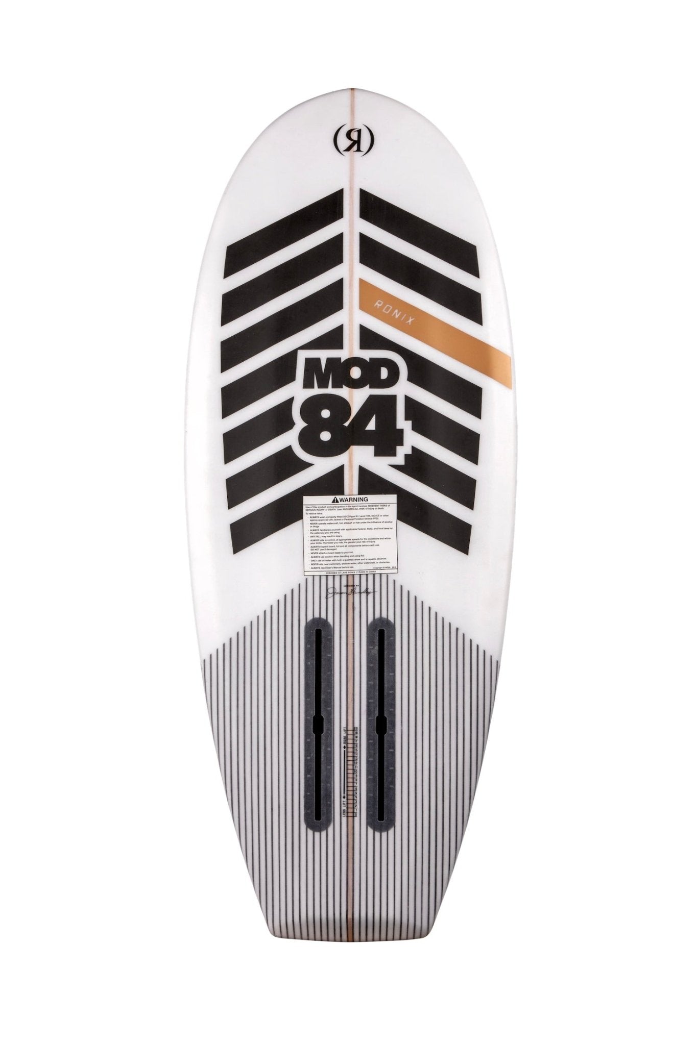 2024 Ronix Flyweight Pro Mod 84 -Ronix242601-White / Black / Gold-3 9