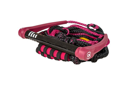 2024 Ronix Womens Silicone Surf Rope with Handle -Ronix246169-Merlot-Each