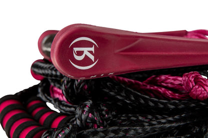 2024 Ronix Womens Silicone Surf Rope with Handle -Ronix246169-Merlot-Each